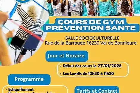 Illustration de Cours de gym prévention santé