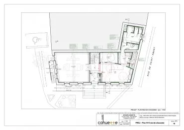 Illustration de Plan du rez-de-chaussée /projet