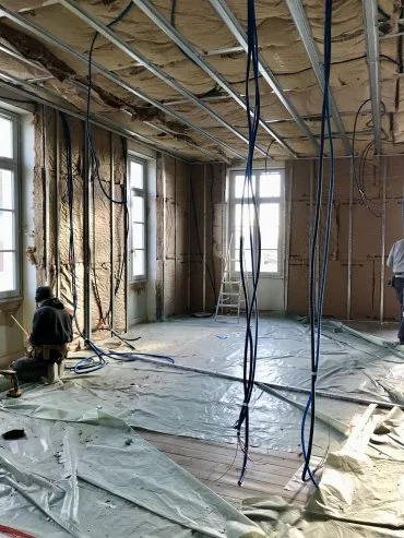 Illustration de décembre 2020 - étage avant cloisonnement