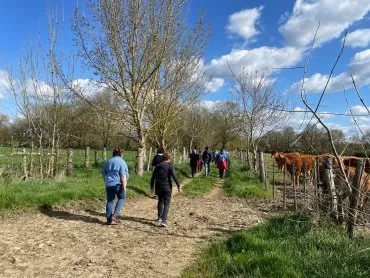 Illustration de Mars bleu Val-de-Bonnieure, la marche entre vallée de la Bonnieure et vallée de la Tardoire