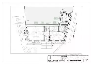 Illustration de Plan du rez-de-chaussée /projet
