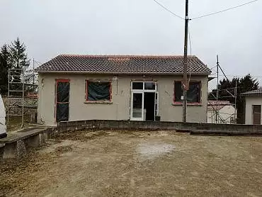 Illustration de Extérieur : début des travaux