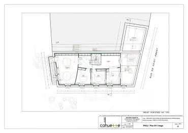 Illustration de Plan de l'étage / projet