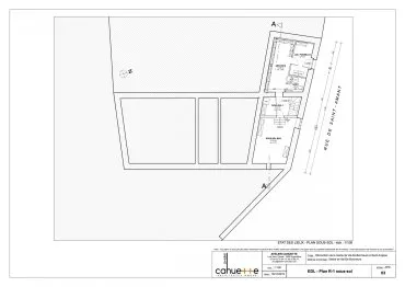 Illustration de Plan de la cave / avant travaux