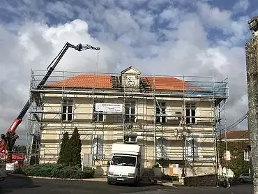 Illustration de Travaux de couverture