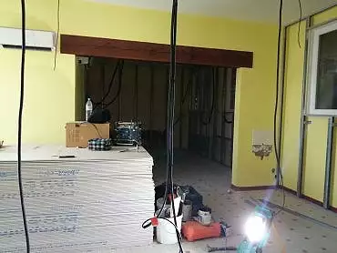 Illustration de Intérieur : début des travaux