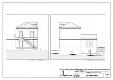 Illustration de Façades nord et sud / avant travaux