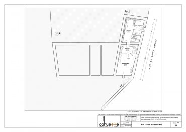 Plan de la cave / avant travaux