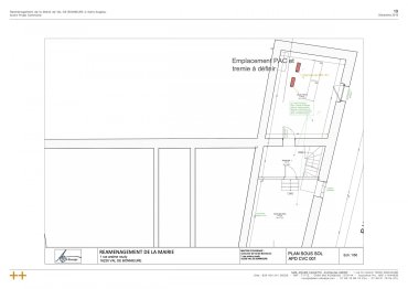 Plan de la cave / projet