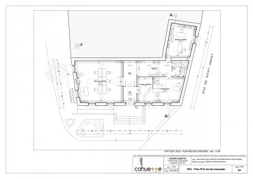 Plan du rez-de-chaussée / avant travaux
