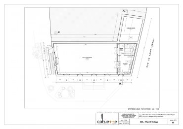 Plan de l'étage / avant travaux