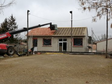 Extérieur : réfection de la toiture