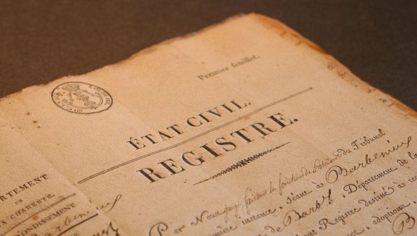 Logo État civil